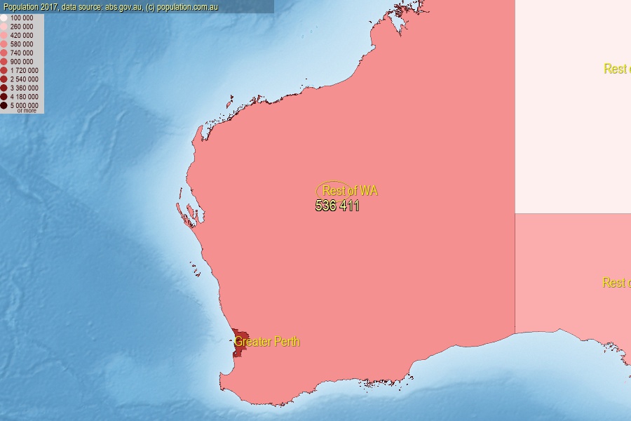 Rest of WA population (GCCSA)