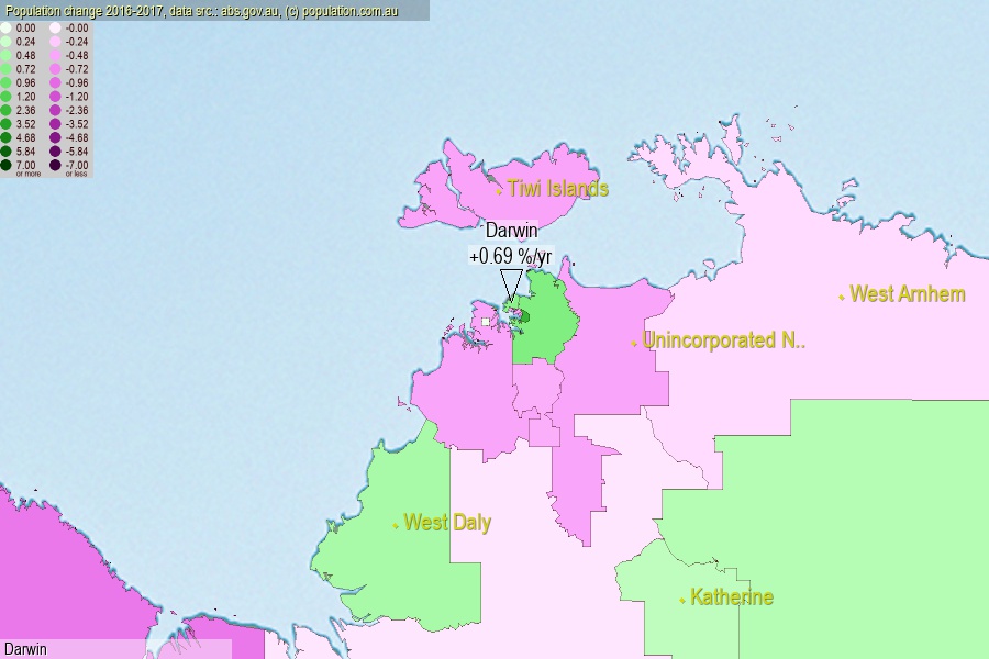 Darwin City, NT population (LGA)