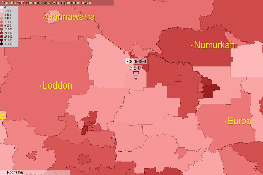 Rochester population (SA2)