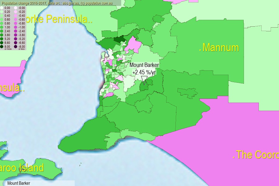 Mount Barker population SA2