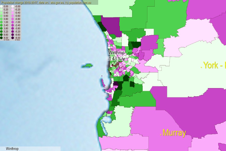 Winthrop population (SA2)