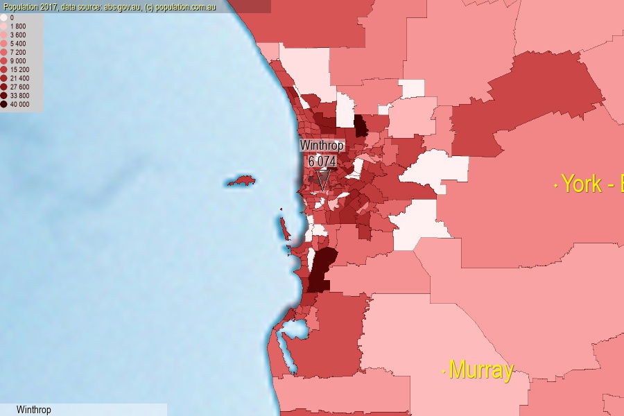 Winthrop population (SA2)